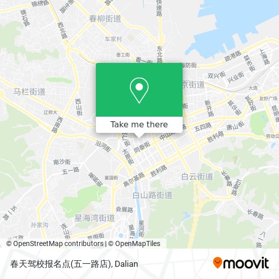 春天驾校报名点(五一路店) map