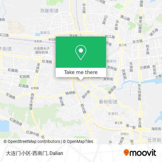 大连门小区-西南门 map