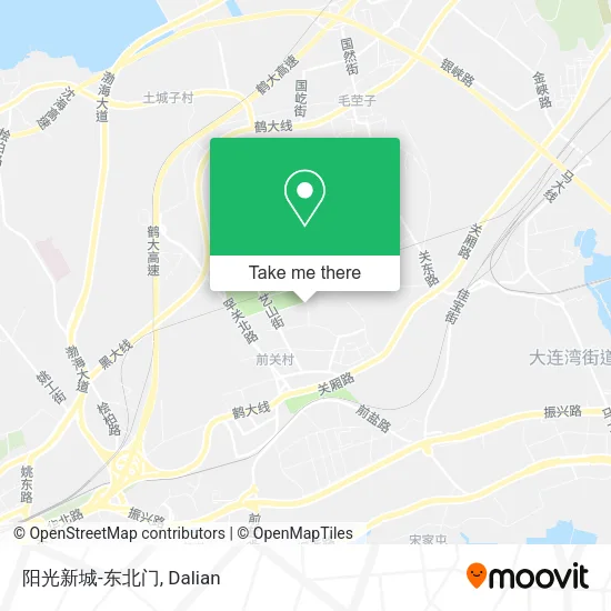 阳光新城-东北门 map