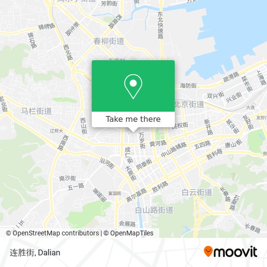 连胜街 map