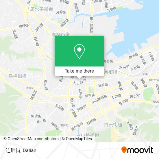 连胜街 map