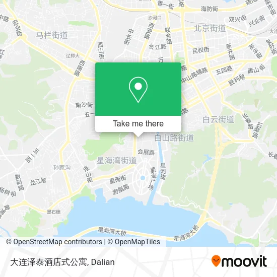 大连泽泰酒店式公寓 map