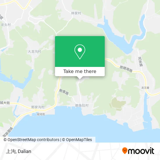 上沟 map