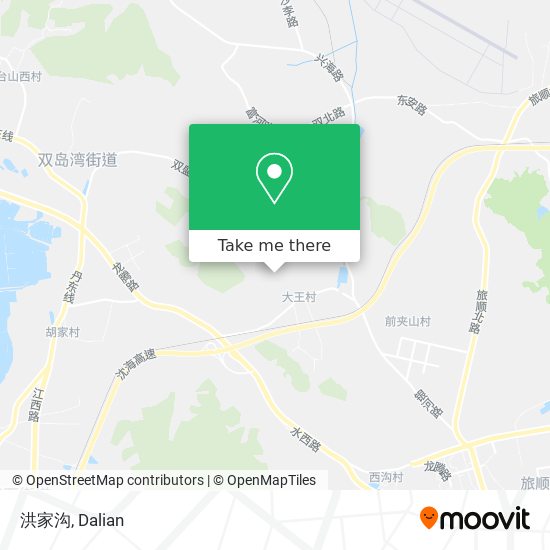 洪家沟 map