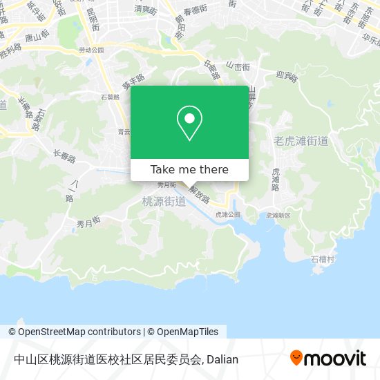 中山区桃源街道医校社区居民委员会 map