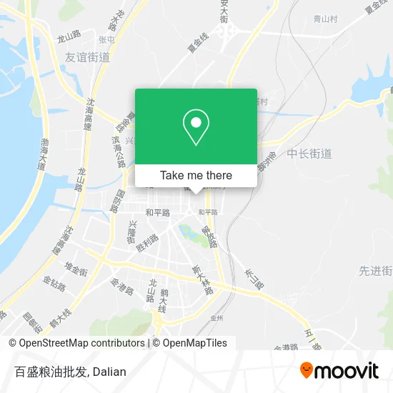 百盛粮油批发 map