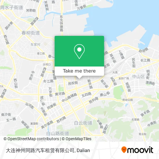 大连神州同路汽车租赁有限公司 map