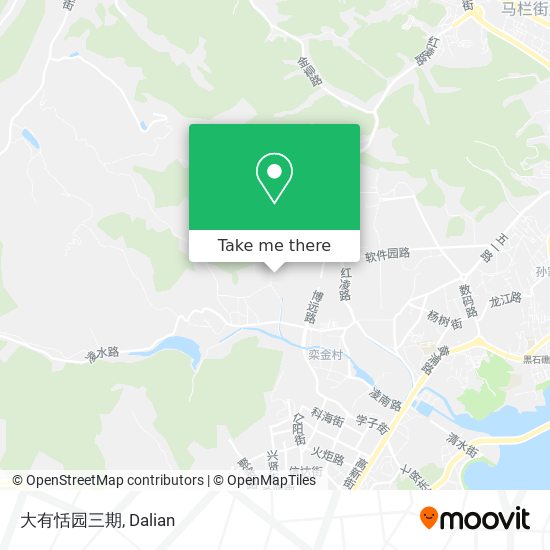 大有恬园三期 map