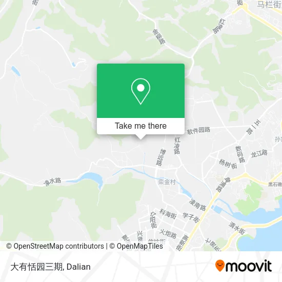 大有恬园三期 map