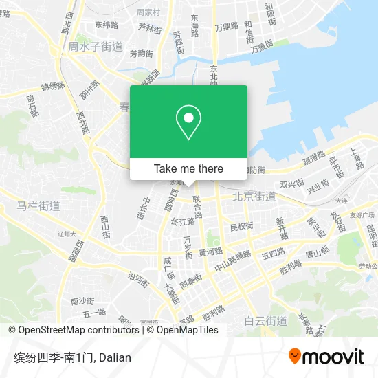 缤纷四季-南1门 map
