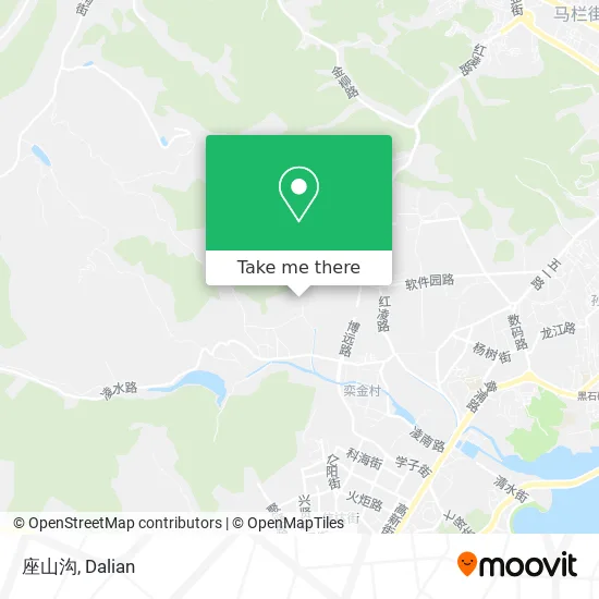 座山沟 map