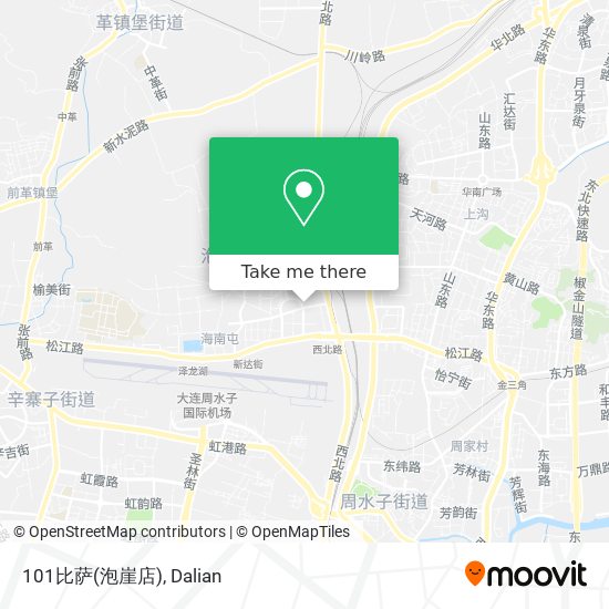 101比萨(泡崖店) map