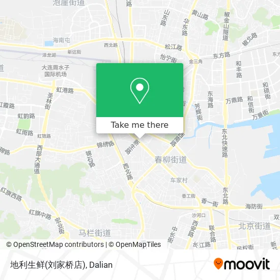 地利生鲜(刘家桥店) map