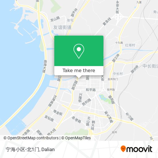 宁海小区-北1门 map
