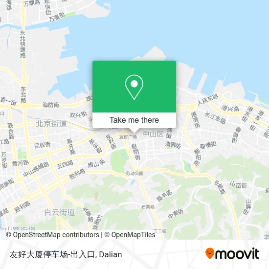 友好大厦停车场-出入口 map