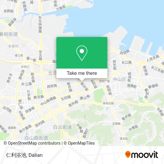 仁利浴池 map