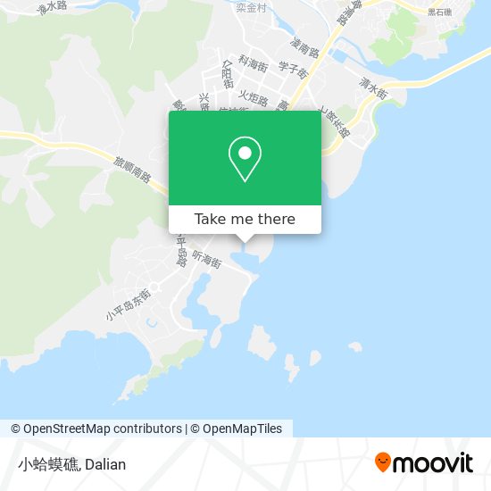小蛤蟆礁 map
