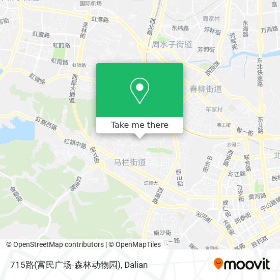 715路(富民广场-森林动物园) map