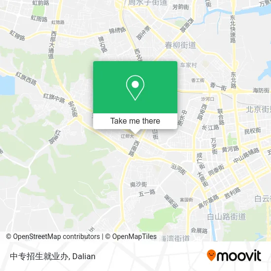 中专招生就业办 map