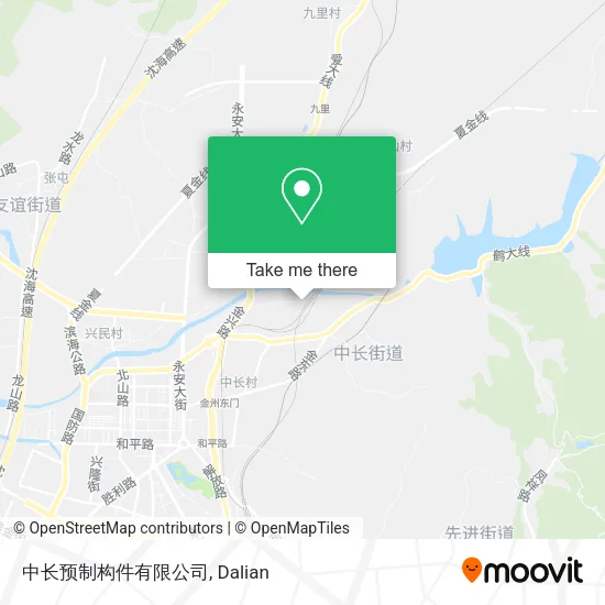 中长预制构件有限公司 map