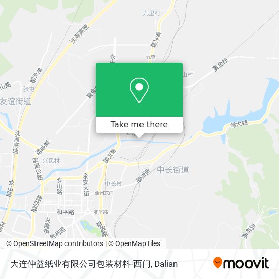 大连仲益纸业有限公司包装材料-西门 map