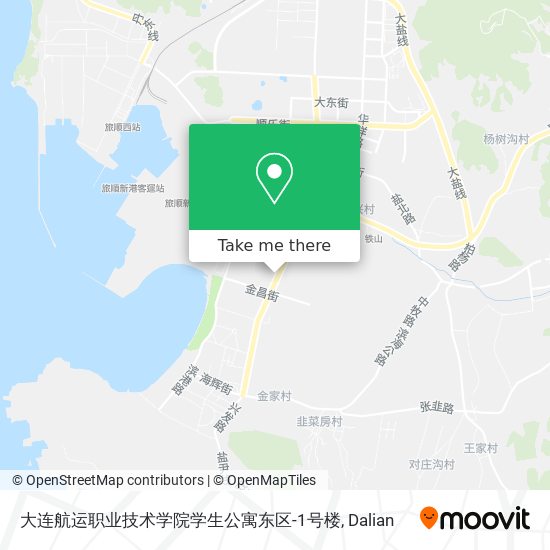大连航运职业技术学院学生公寓东区-1号楼 map