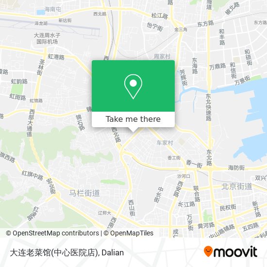 大连老菜馆(中心医院店) map