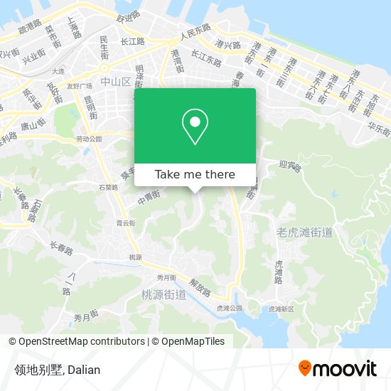 领地别墅 map