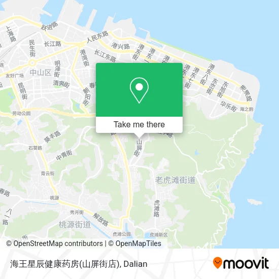 海王星辰健康药房(山屏街店) map
