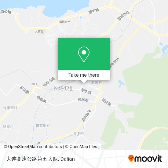 大连高速公路第五大队 map