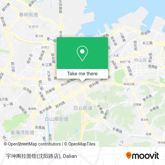 宇坤阁拉面馆(沈阳路店) map