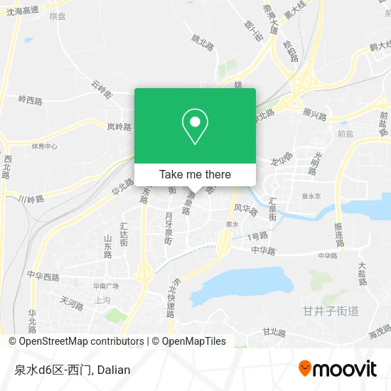 泉水d6区-西门 map