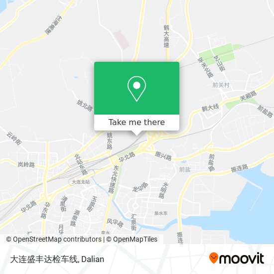 大连盛丰达检车线 map