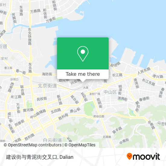 建设街与青泥街交叉口 map