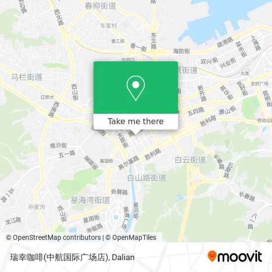 瑞幸咖啡(中航国际广场店) map