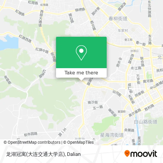 龙湖冠寓(大连交通大学店) map