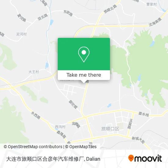 大连市旅顺口区合彦年汽车维修厂 map