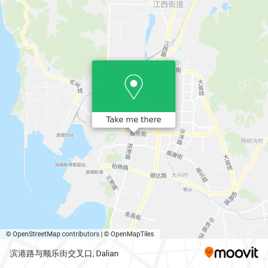 滨港路与顺乐街交叉口 map