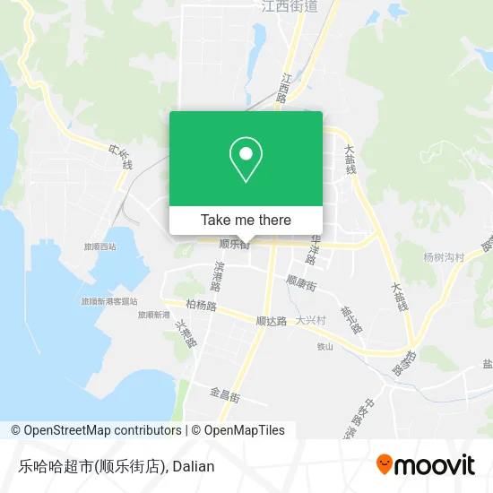 乐哈哈超市(顺乐街店) map