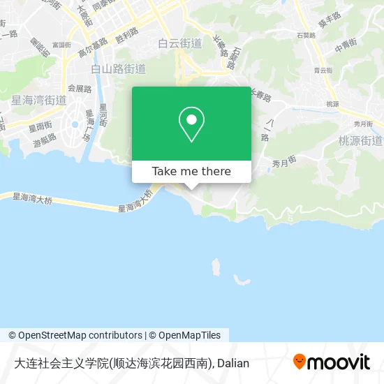 大连社会主义学院(顺达海滨花园西南) map