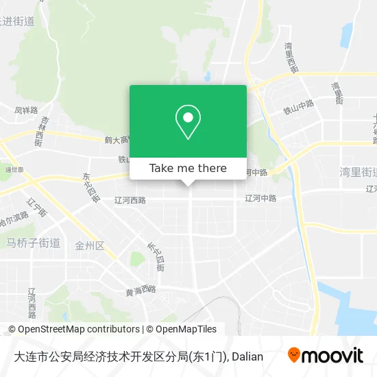 大连市公安局经济技术开发区分局(东1门) map