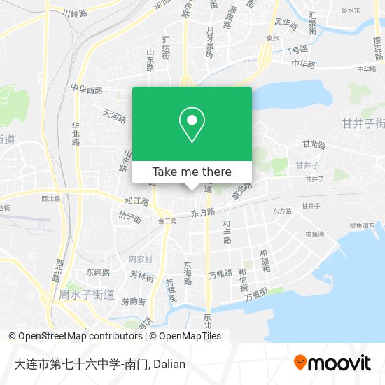 大连市第七十六中学-南门 map