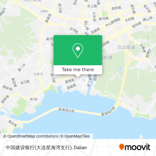 中国建设银行(大连星海湾支行) map