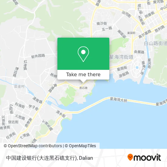 中国建设银行(大连黑石礁支行) map
