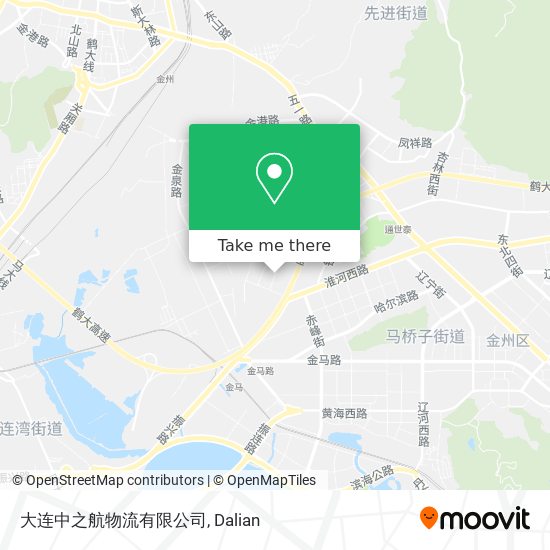 大连中之航物流有限公司 map
