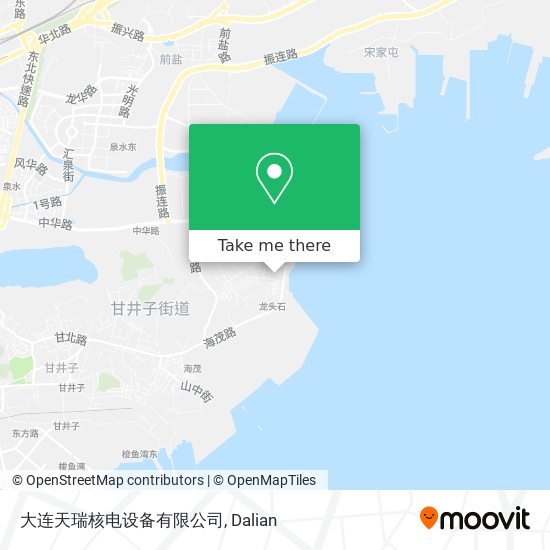 大连天瑞核电设备有限公司 map
