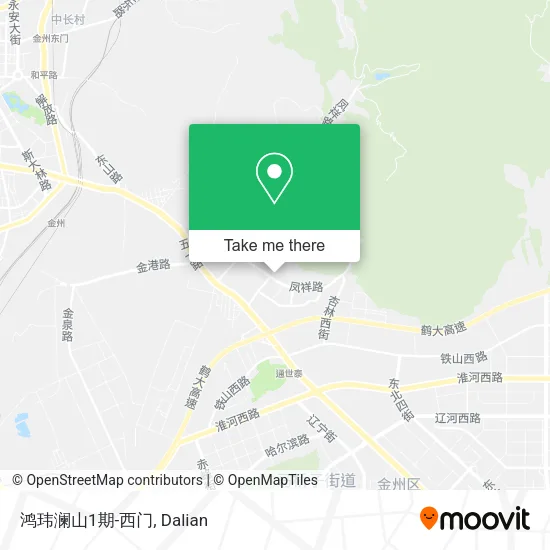 鸿玮澜山1期-西门 map