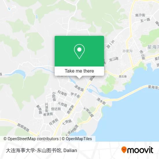 大连海事大学-东山图书馆 map