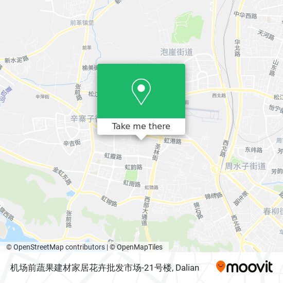 机场前蔬果建材家居花卉批发市场-21号楼 map