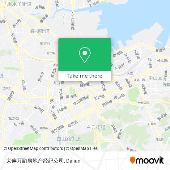 大连万融房地产经纪公司 map